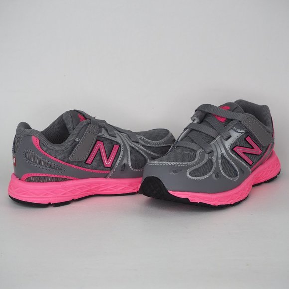 New Balance Toddler Shoes Baby Grey Pink - Picture 8 of 12